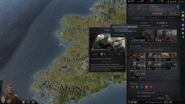 Crusader Kings 3: как увеличить ополчение