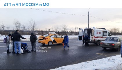 В Марьине на пешеходном переходе сбили школьника