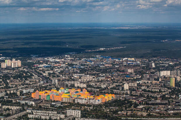 Киев с высоты птичьего полета