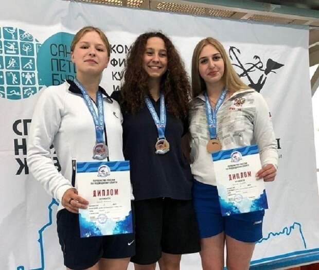Сборная Петербурга заняла первое место на чемпионате России по подводному спорту