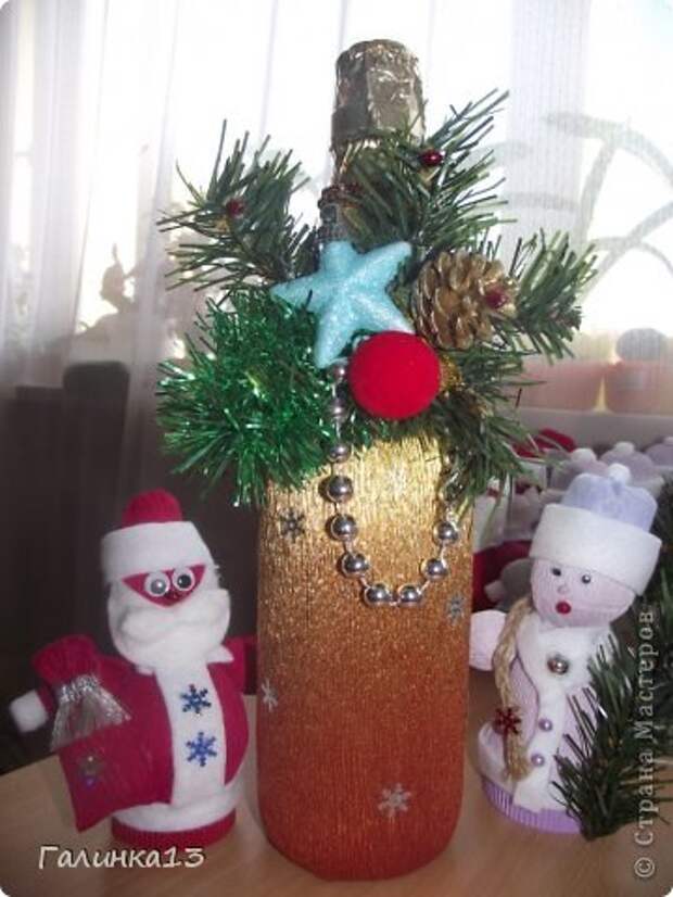 Мастер-класс Свит-дизайн Новый год Моделирование конструирование Дед Мороз и Снегурочка Бумага гофрированная фото 22