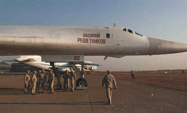 Ракетоносец Ту-160 "Василий Решетников." Фото из открытых источников.