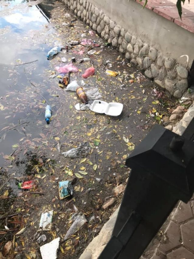Зеркало Амбулаторного пруда очистили от мусора