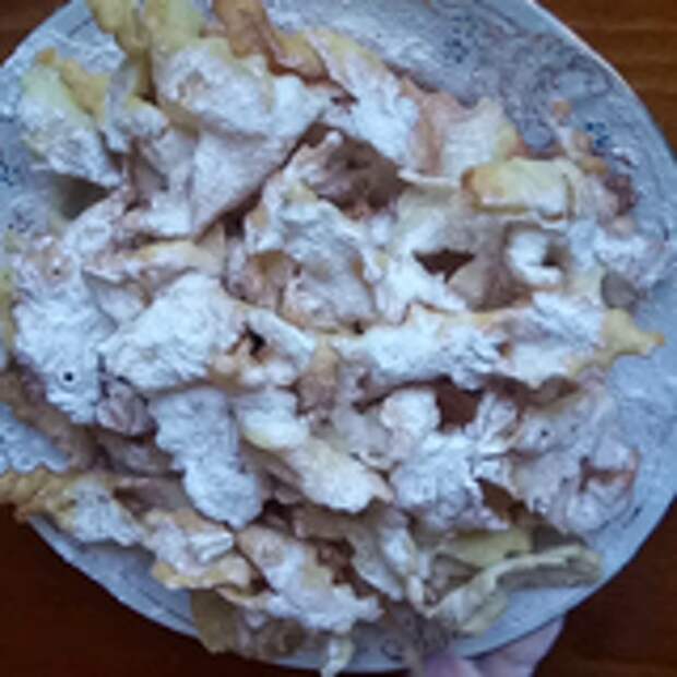Хворост хрустящее, рассыпчатое кружевное печенье из детства