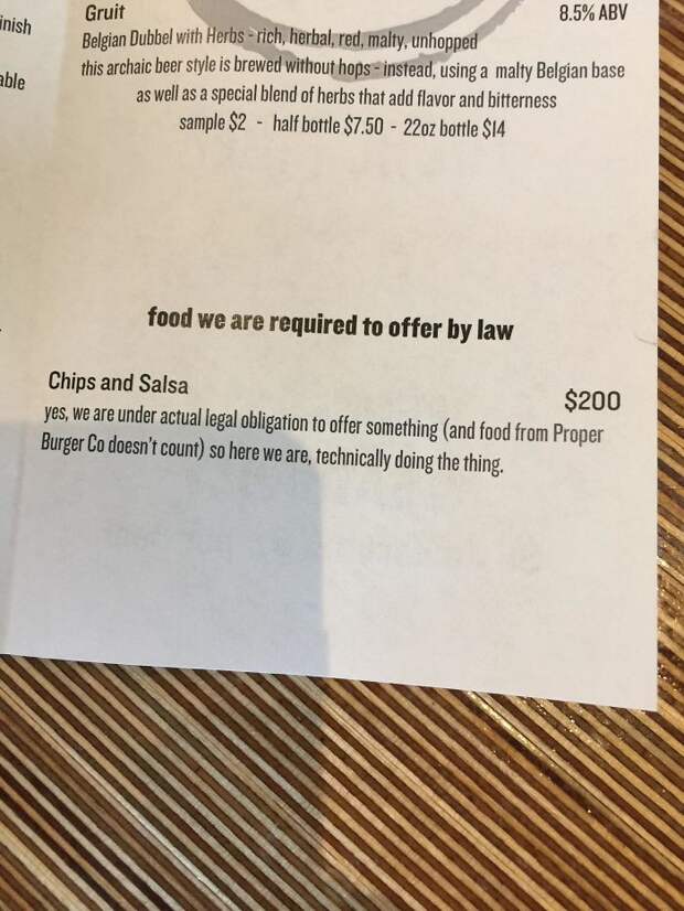 This Utah Bar Is Legally Required To Offer Food To Customers