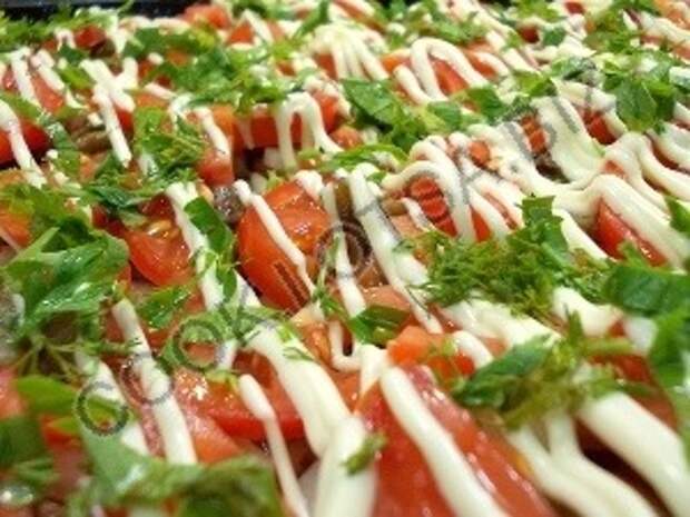 Мясо по-французски с грибами