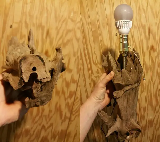 Наглядный пример преобразования декоративной лампы