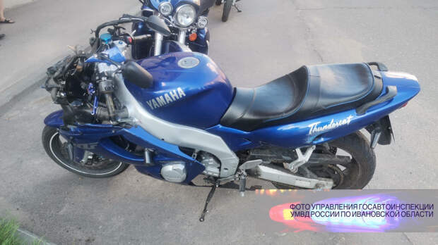 В Ивановской области мотоциклистка пострадала в ДТП