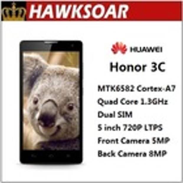 Купить смартфон Huawei Honor 3C Quad-core MT6582 Dual SIM 5 inch 720P LTPS Android Mobile Phone