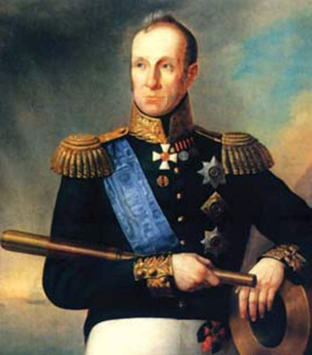 1813 год. События 8 июня. Российская эскадра блокировала крепость Данциг с моря