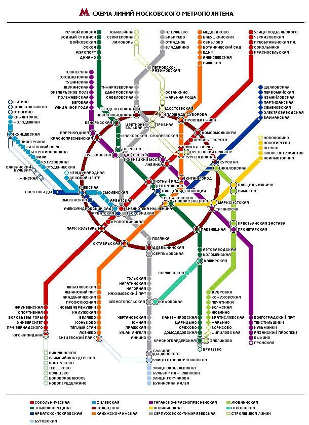 Схема метро станция черкизовская