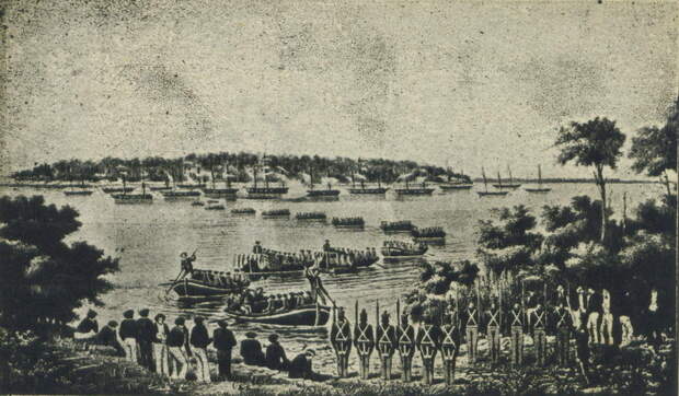 Начало сражения на озере Эри, сентябрь 1813 года - Властелины Великих Озёр | Военно-исторический портал Warspot.ru