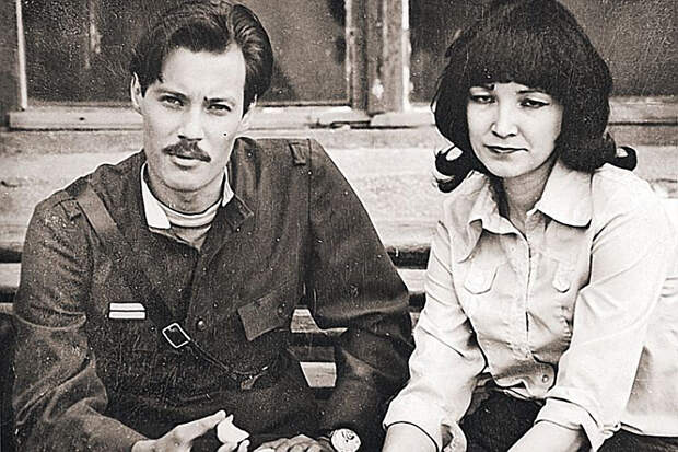Владимир Конкин на съёмках "Место встречи изменить нельзя". 1978 г.