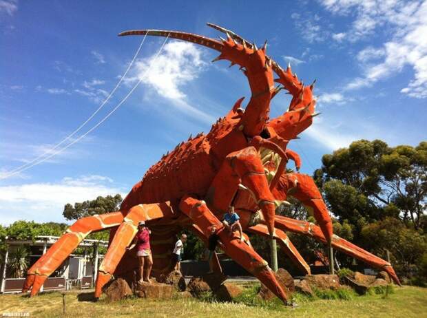 3. «Большой лобстер», Кингстон, штат Южная Австралия интересное, креатив на улице, статуи