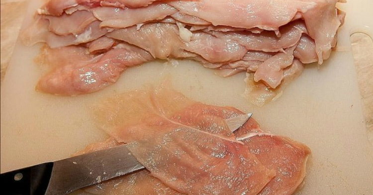 куриная грудка слоями в духовке