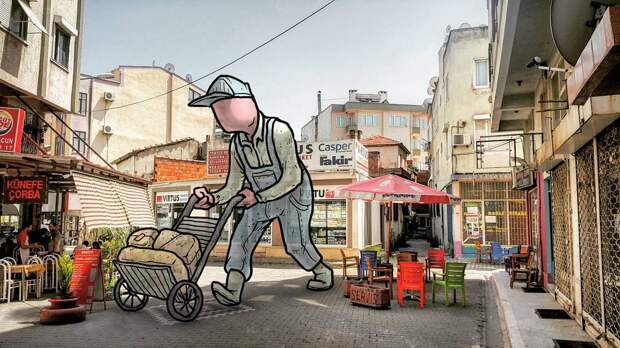 Тайная жизнь гигантов на улицах турецких городов