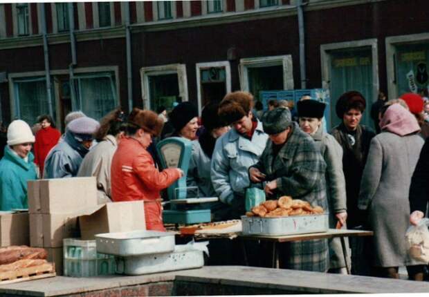 Архивные фотографии немецкого туриста: Россия, март 1992 года