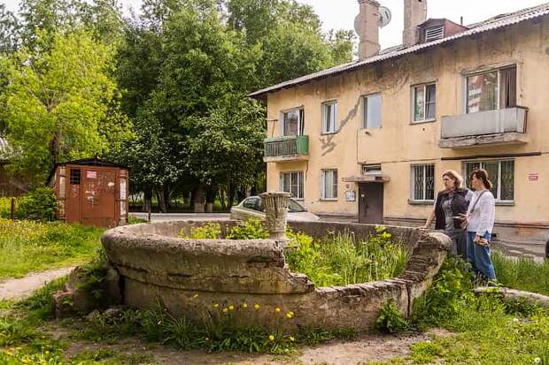 Утраченный фонтан с гусями обнаружили краеведы в Новосибирске