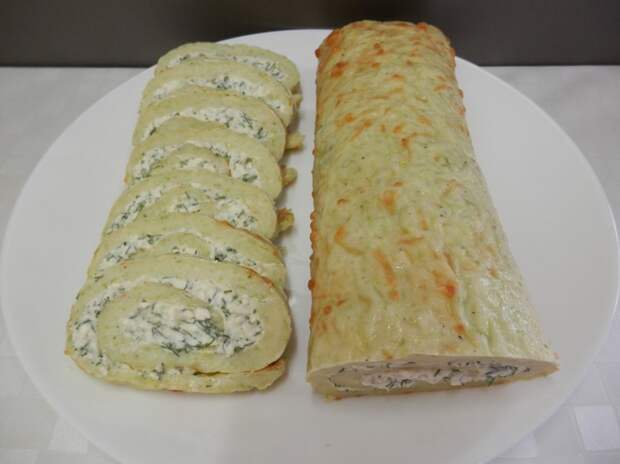 Рулет из кабачков с начинкой. Вкусно, просто и недорого