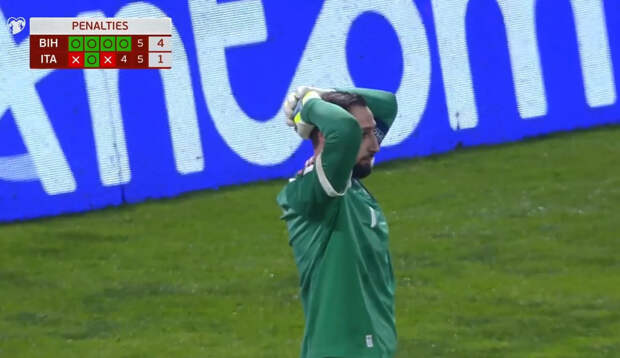 Сборная Италии проиграла Боснии и в третий раз подряд не попала на ЧМ-2026