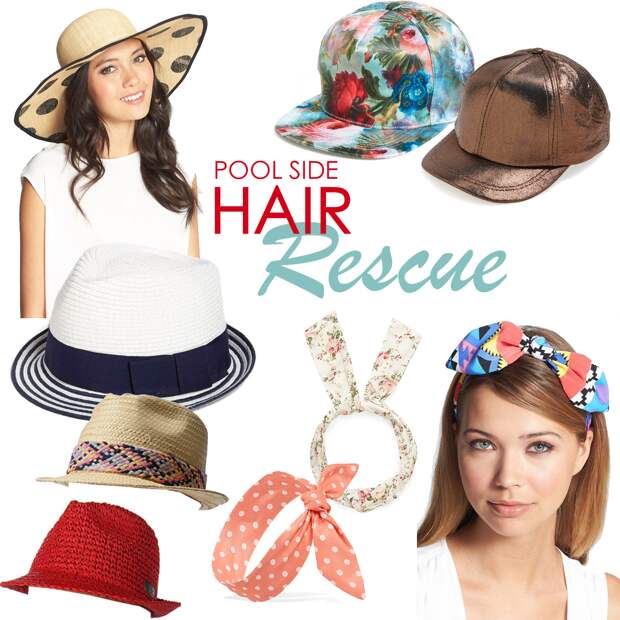 hair ideas to wear to the pool, wet hair ideas that are great for the pool and beach