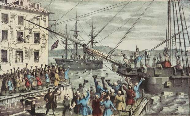 Бостонское чаепитие. 1846