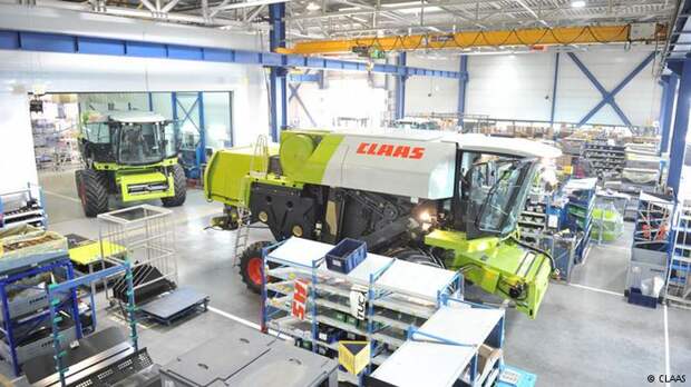 На заводе фирмы Claas в Краснодаре На заводе фирмы Claas в Краснодаре