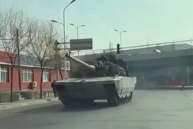 Стелс-танк ZTZ 100 продемонстрировал уникальную способность ехать почти без шума