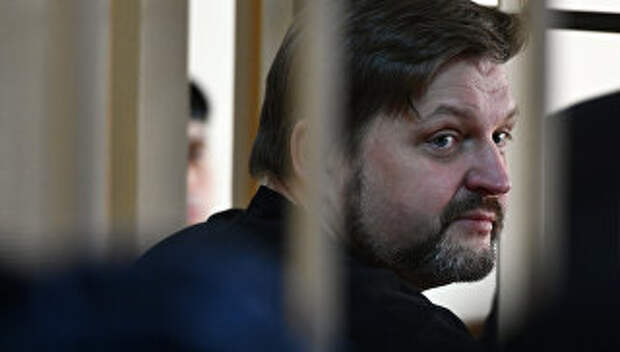 Экс-губернатор Кировской области Никита Белых во время оглашения приговора в Пресненском суде Москвы. 1 февраля 2018
