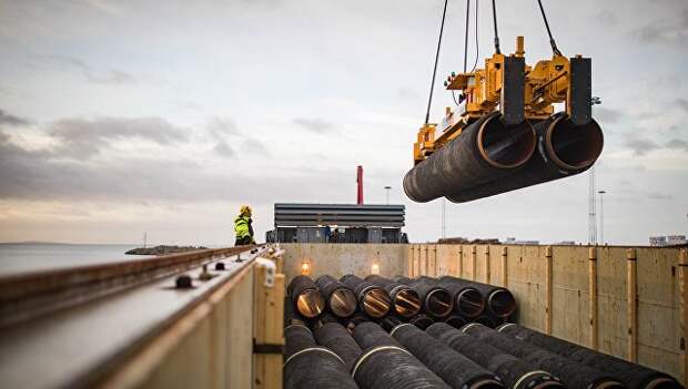 Трубы для строительства газопровода Северный поток - 2. Архивное фото Трубы для строительства газопровода Северный поток - 2. Архивное фото