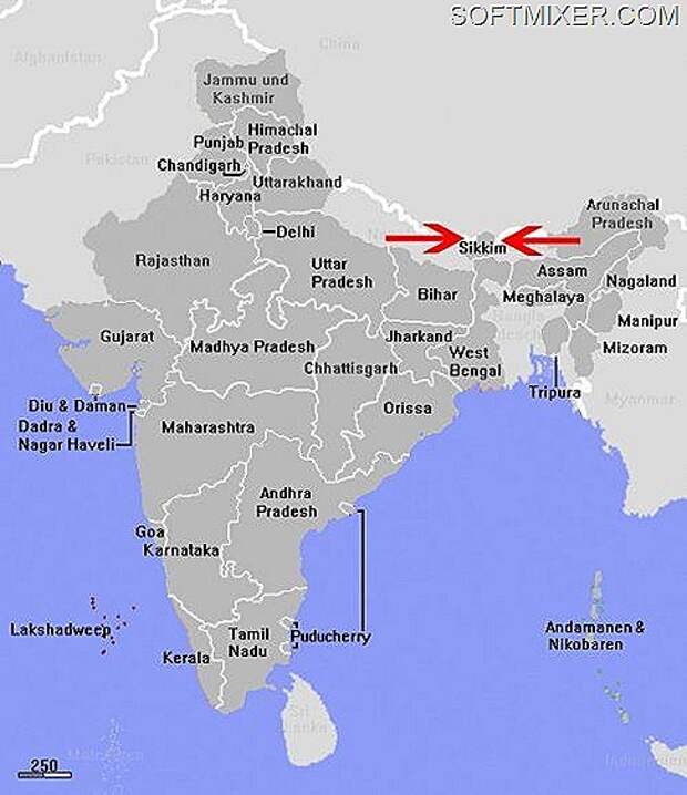 Исчезнувшие страны. Карта Индии с сикким. Бихар Индия на карте. Штат Бихар Индия на карте. Штат Бенгалия Индия на карте.