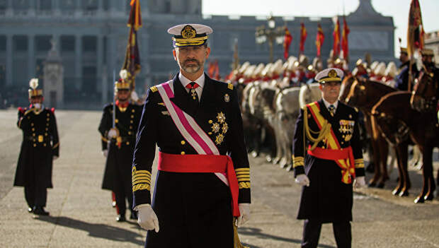 Король Испании Фелипе VI. Архивное фото
