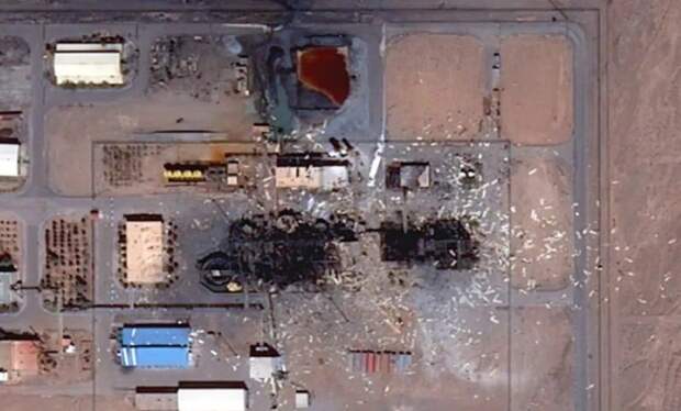 Показаны разрушения на иранском заводе по переработке урана в Ардакане