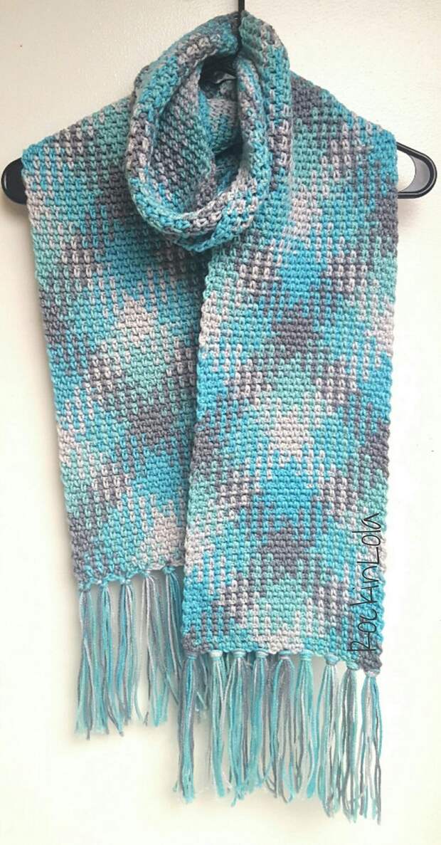 RockinLola&#39;s planned pooling icelandic scarf | Pooling crochet, Crochet  clothes, Crochet scarves