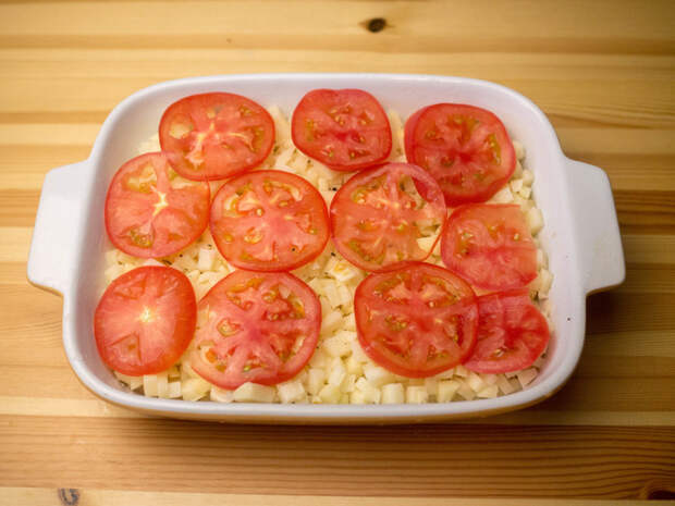 Запеканка с мясом и картофелем