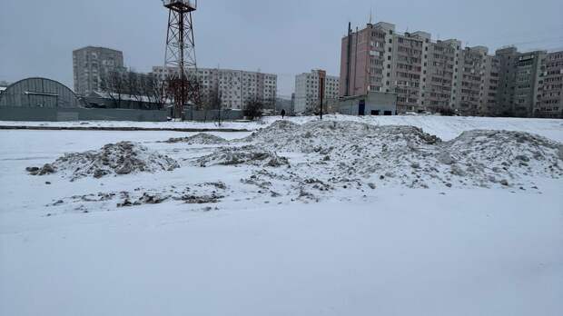 В Ростове жители Александровки пожаловались, что им свезли весь снег города