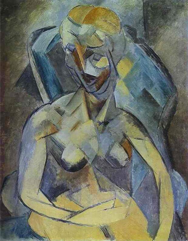 Пабло Пикассо. Молодая дама. 1909 год
