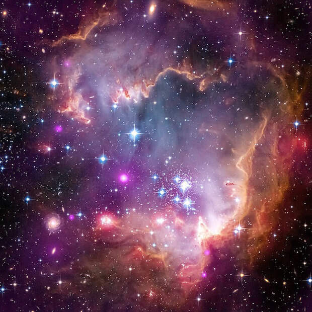 Лучшие снимки телескопа Спитцер. Космос, Спитцер, Фотография, звёзды, туманность, длиннопост