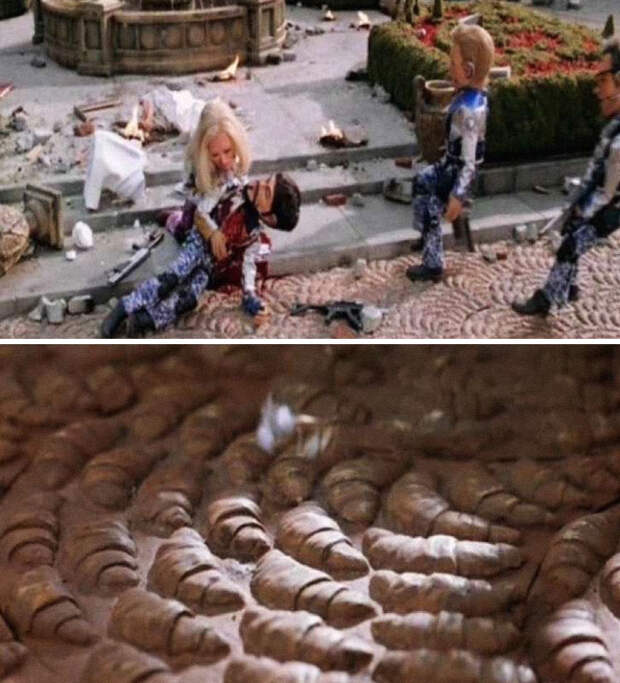 In Team America: World Police, The Paris 'Set' Has A Floor Made Of Croissants