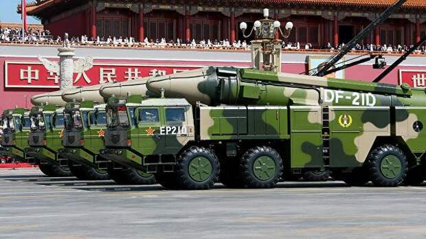 Наземные ракетные комплексы с противокорабельными баллистическими ракетами Народно-освободительной армии Китая