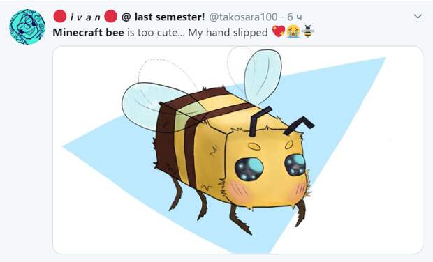 Пчелы в Майнкрафте