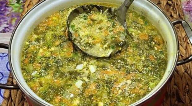 Ароматный весенний суп из щавеля. Вкусный и быстрый рецепт за 30 минут
