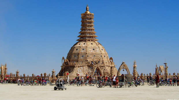 США. Невада. Пустыня Блэк-Рок. Во время фестиваля Burning Man 2014. (Benoit Bisch)