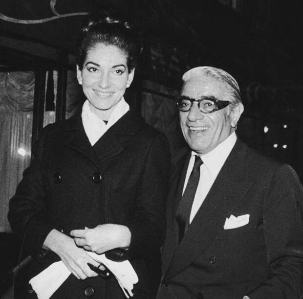 Мария Каллас и Аристотель Онассис. Фото / Maria Callas & Aristotle Onassis photo