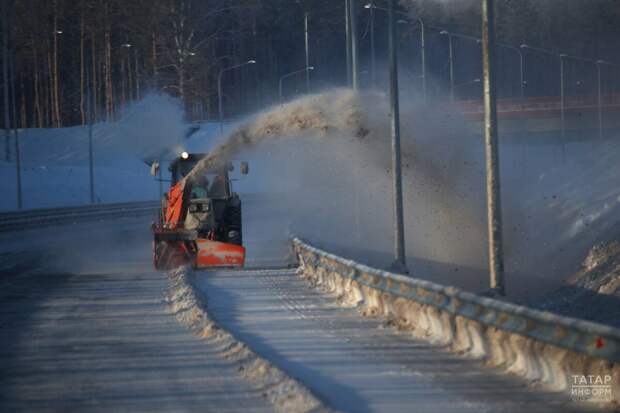 Татарстанда федераль трассаларны 137 берәмлек махсус техника кардан чистарта