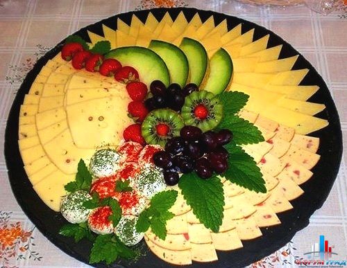 30 шикарных идей красивого оформления мясных и рыбных нарезок, сыров, овощей и фруктов