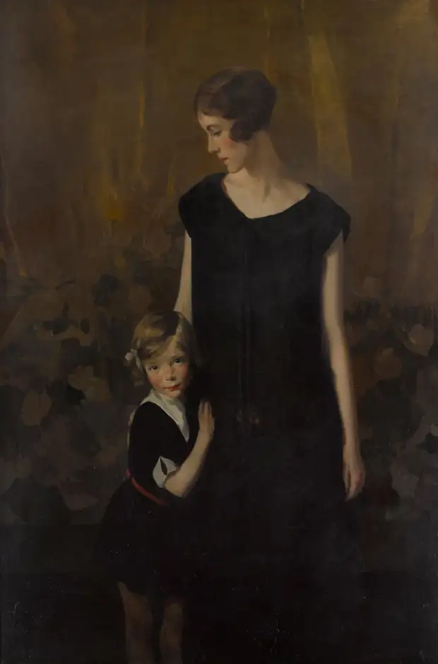 Художник Герберт Джеймс Ганн / Sir Herbert James Gunn (Шотландия, 1893-1964) и его картины