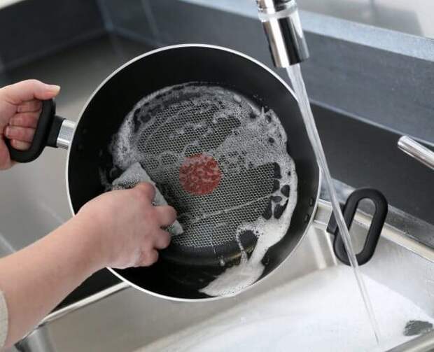 Мытья посуды уголь