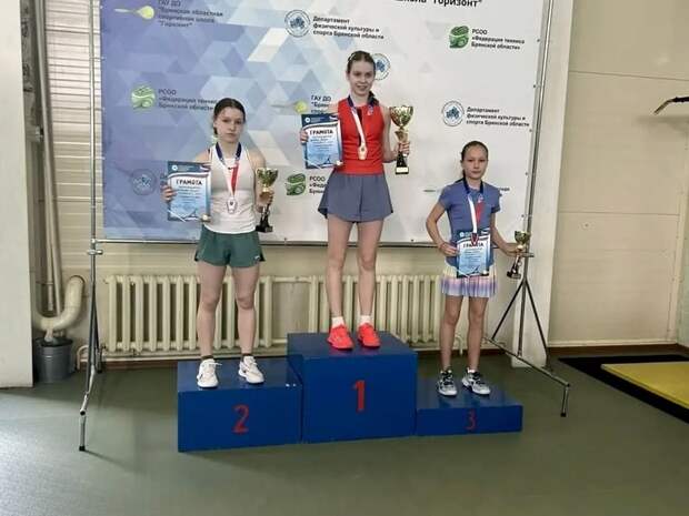 Юные теннисистки из Смоленска завоевали три медали на первенстве ЦФО