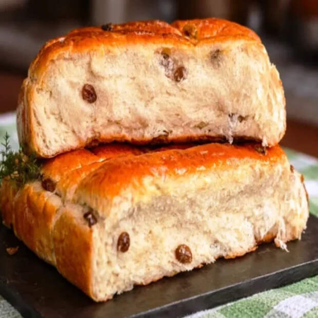 Те самые сайки с изюмом по 9 копеек: готовлю пышные булочки из детства по простому рецепту